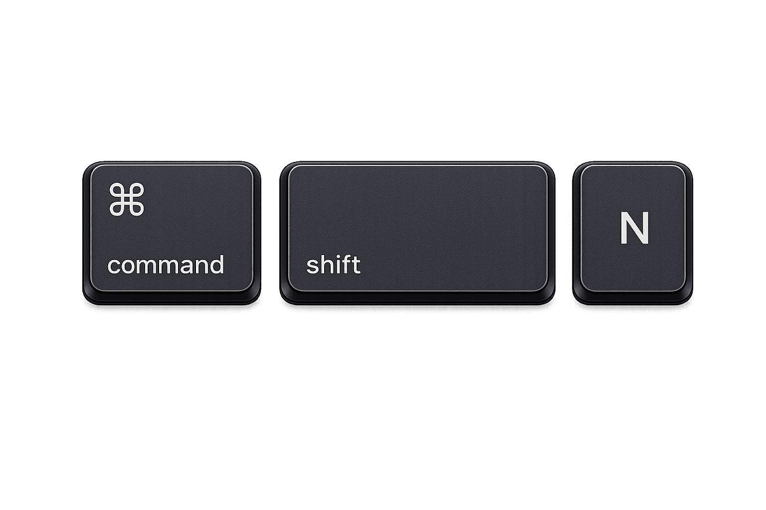 cmd shift n hotkey